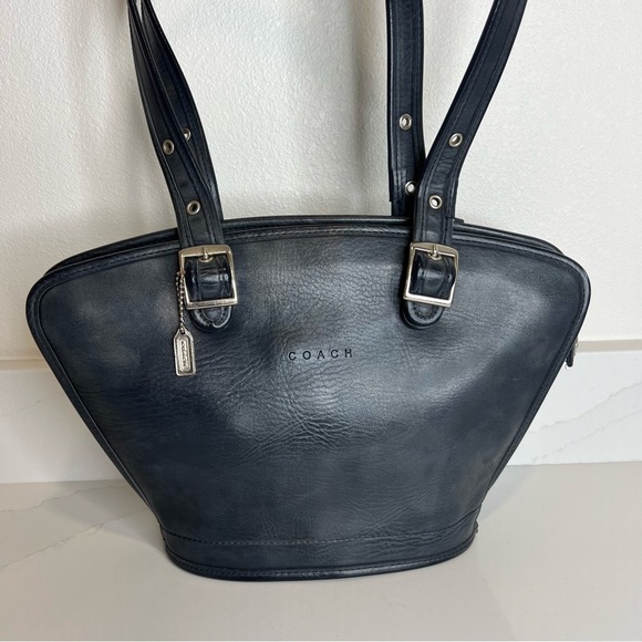 Coach Black Leather Satchel - Picture 14 of 15